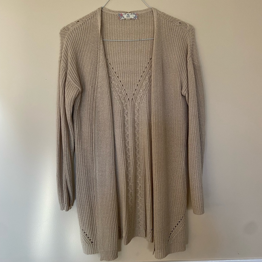 Pink Rose wool cardigan size M
